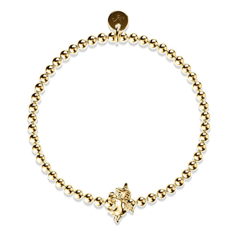 Pégase | Or 18 carats | Bracelet à breloques licorne ailée